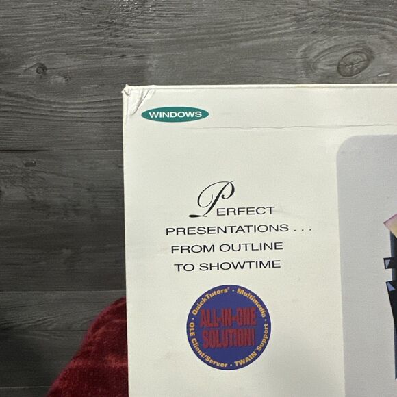 Windows Word Perfect Presentations Version 2.0 With Logitech Scanman Scanner - Picture 2 of 10